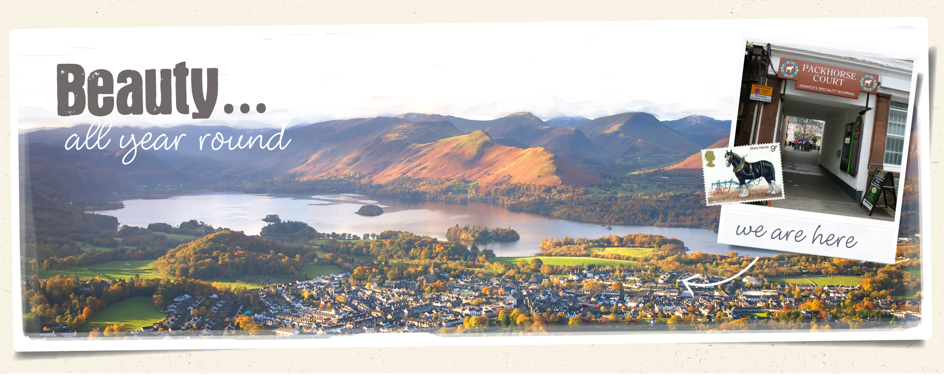 Our shopping destination is located in beautiful Keswick